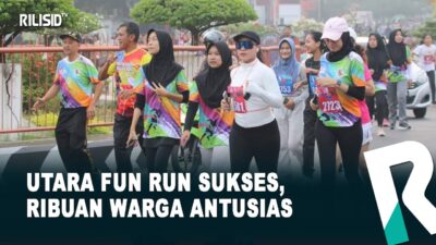 Utara Fun Run sukses, Ribuan Warga Antusias
