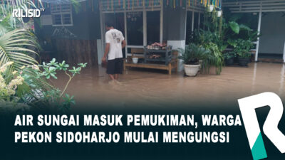 Air Sungai Masuk Pemukiman, Warga Pekon Sidoharjo Mulai Mengungsi