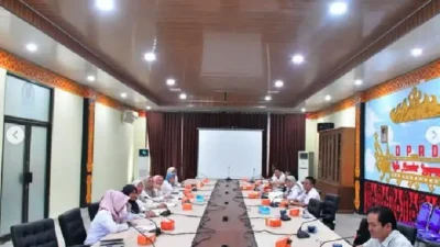 Rapat Pansus DPRD Bandar Lampung Soal Kepatuhan Belanja Daerah