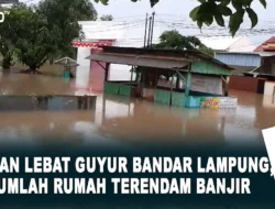 Hujan Lebat Guyur Bandar Lampung, Sejumlah Rumah Terendam Banjir