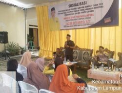 Agus Sutanto Sosialisasikan Perda Pencegahan Narkoba di Candipuro, Desa Diminta Jadi Benteng Pertama