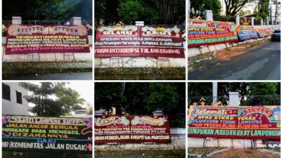 Tetapkan Arinal Jadi Tersangka, Kantor Kejati Dibanjiri Karangan Bunga Apresiasi