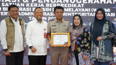 Kantah Lampung Tengah Raih Predikat WTAB 2026, Kakanwil BPN Lampung: Jaga Integritas dan Jadi Role Model