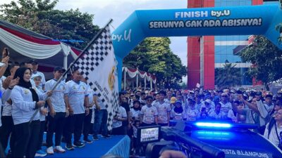Pemkot Pererat Kebersamaan dengan Masyarakat Lewat Color Run HUT ke-344 Bandar Lampung