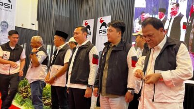 Mantan Bupati Lampura Agung Ilmu Mangkunegara dan Sejumlah Tokoh Politik Lampung Gabung PSI