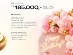 Holiday Inn Lampung Hadirkan Birthday Package, Rayakan Momen Spesial Tanpa Repot