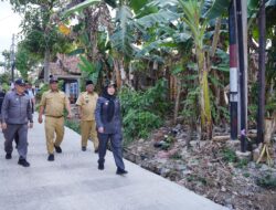 Wali Kota Eva Dwiana Tinjau Perbaikan Jalan Wala Kuba Way Laga