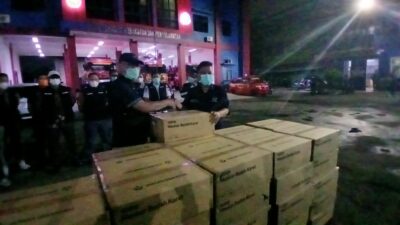 Anggota DPR RI Partai NasDem Kasih Bantuan 50 Ribu Masker ke Bandar Lampung